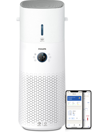 Пречиствател и овлажнител на въздух Philips 2 в 1 серия 3000